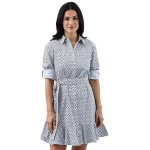 Chaps Women's Button Front Shirtdress